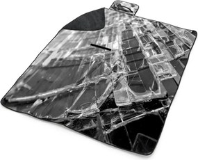 Sablio Plážová deka Rozbité sklo: 200x140 cm