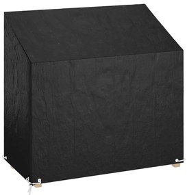Kryt na záhradnú lavicu 8 očiek 130x70x70/88 cm polyetylén