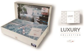 SATÉNOVÉ OBLIEČKY LUXURY PREMIUM BELIZE 200X220 CM, 2KS 70X80 CM VZOROVANÉ