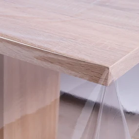 Priehľadný PVC obrus hladký bez vzoru tl. 0,20 mm PV-159 - metráž š. 140 cm