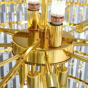 Toolight Toolight, stropné svietidlo 6xE14, zlatá lesklá, OSW-00684