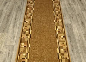 Koberce Breno Behúň BOMBAY 33, šíře role 80 cm, hnedá, viacfarebná