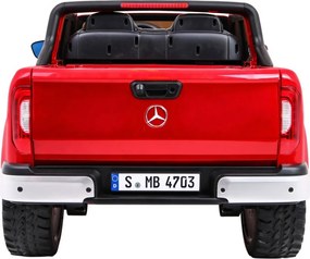 Ramiz Mercedes Benz Trieda X Detská farba Červený pickup