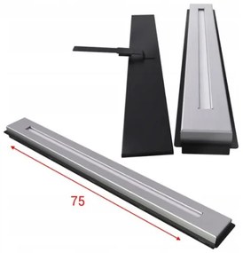 Kratki X-RAY/TUV - Vstavaný biokrb X-RAY 50x100 cm 3,5 kW čierny