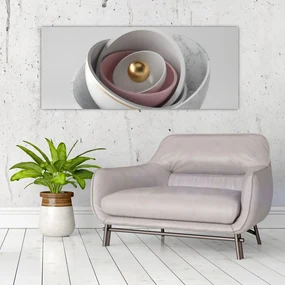 Obraz - Zlatá perla (120x50 cm)