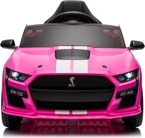 LEAN CARS Elektrické autíčko Ford Mustang GT500 Shelby ružové