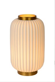 Lucide 13535/34/31 GOSSE - Stolná lampa - priemer 19,7 cm - 1xE14 - Biela