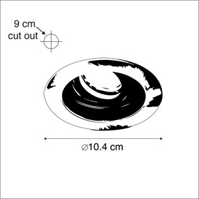 Zapustený reflektor Rondoo oceľový sada 5