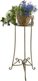 STOJAN NA KVETINÁČ DICKON 88X28 CM ZLATÁ