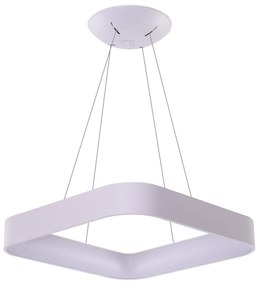 Moderný luster Solvent S 45 biele s diaľkovým ovládačom