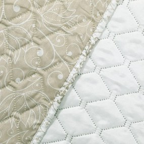 Béžový obojstranný pléd z mikrovlákna DecoKing Alhambra, 240 × 260 cm