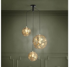 Eglo 39758 - Luster na lanku SKOURA 3xE27/60W/230V