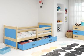 Detská posteľ RICO 1 | borovica 90 x 200 cm Farba: Modrá