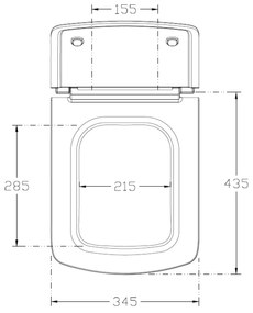 Isvea, PURITY WC sedátko, SLIM, Soft Close, biela, 40S80200I