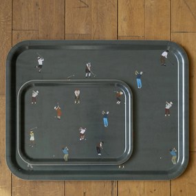 Fine Little Day Tácka Golfers by Elisabeth Dunker 20 x 27 cm