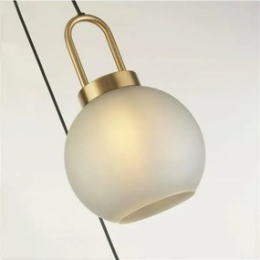 Searchlight 36632-3AC - Luster na lanku SNOWDROP 3xE27/60W/230V mosadz