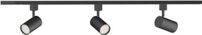 Philips - LED stmievateľné bodové svietidlo pre lištový systém EASYLINK 3xGU10/4,7W/230V 1m čierna