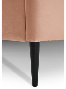 Ružová detská posteľ 90x200 cm Star – Scandic