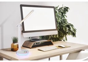 Globo 58445W - LED RGBW Stmievateľná stolná lampa GERALDO LED/5W/230V + LED/2W