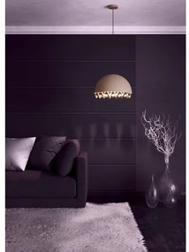 Eglo 39948 - Luster na lanku GAETANO 1xE27/40W/230V hnedá