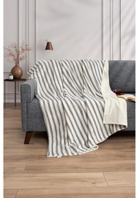 Biela/antracitová deka 150x190 cm Soren Wellsoft – Mijolnir