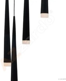 Minimalistické svietidlo Stylo 5 čierne