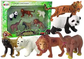 Lean Toys Sada 6 figúrok – Safari zvieratiek
