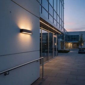 Ideal Lux - Vonkajšie nástenné svietidlo ANDROMEDA 2xE27/60W/230V IP55 hnedá