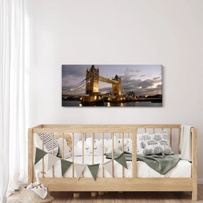 Obrázok - Tower Bridge v noci (120x50 cm)