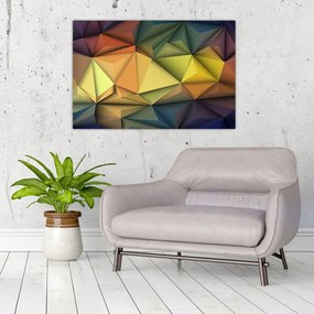 Obraz - Polygonálna 3D abstrakcia (90x60 cm)