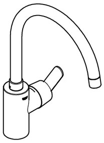 GROHE 31494001 - Drezová batéria GET, lesklý chróm