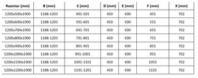 Mexen Roma, sprchovací kút 120 (dvere) x 90 (stena) cm, 6mm číre sklo, zlatý profil, 854-120-090-50-00