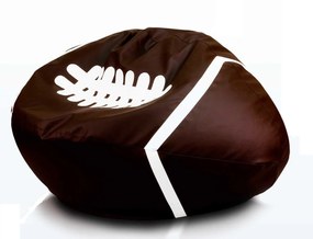 INTERMEDIC Sedací vak Rugby ekokoža - ekokoža E13 - hneda