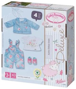 Zapf Creation Bábika Baby Annabell: Active Deluxe Jeans 43 cm