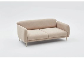 Béžová rozkladacia pohovka 210 cm Simena – Balcab Home