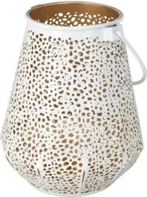 Lampáš 12x15 cm, biela/šampaň%