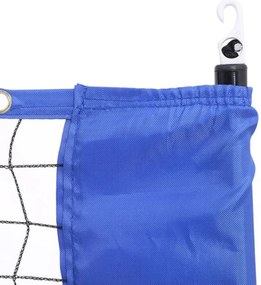 Bedmintonová sieť, výškovo nastaviteľná sada, modrá