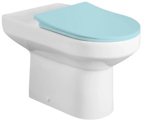 Aqualine, VERMET WC kombi misa, zadný/spodný odpad, biela, VR038-432