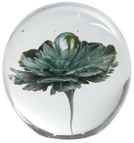 Sklenené tažidlo (výška 8 cm) Flower – Light &amp; Living