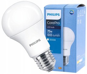 LED žiarovka E27 A60 10W = 75W 1055lm 3000K Warm PHILIPS