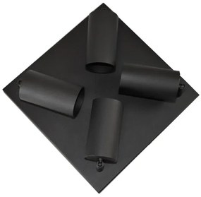 Bodové svietidlo FARGO 4xGU10/30W/230V čierna