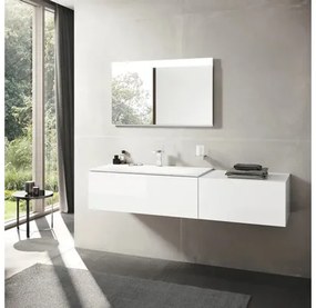 Kúpeľňová skrinka stredná KEUCO Edition 11 lesklá biela 70 x 35 x 53,5 cm 31322300000