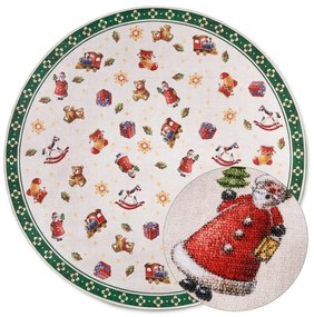Zelený okrúhly koberec s vianočným motívom ø 150 cm Green Christmas – Villeroy&amp;Boch