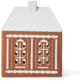 KÄHLER Porcelánový svietnik Gingerbread Lighthouse Medium