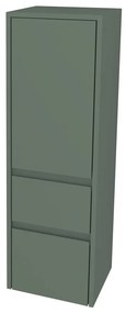 Mereo, Mereo Opto kúpeľňová skrinka vysoká 125 cm, ľavé otváranie, Multidecor, Zelená Verde, MER-CN995LZEV1