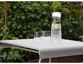 Biely kovový jedálenský stôl 58x75 cm A-Café – Zone