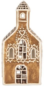 Perníková chalúpka na čajovú sviečku Gingerbread Cott - 8*7*17 cm