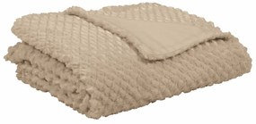 Pieskovohnedý pléd Tiseco Home Studio Pine, 150 × 200 cm