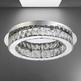 Stropné svietidlo krištáľ LUXERA 62400 MOVIDA Ø45