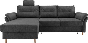 XXXLutz ROHOVÁ SEDAČKA, textil, antracitová Livetastic - Sedačky - 002310012716